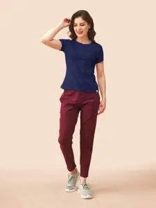 LYRA Round Neck Lounge Cotton T-shirt