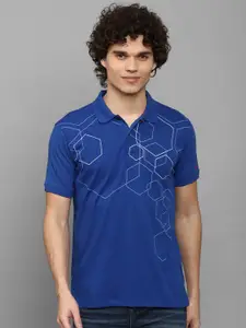 Allen Solly Sport Geometric Printed Polo Collar T-shirt