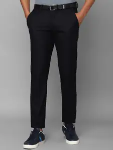 Allen Solly Men Black Slim Fit Trousers