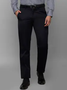 Louis Philippe Men Cotton Slim Fit Formal Trousers
