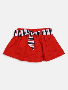 Chicco Girls Self-Designed Pure Cotton A-Line Mini Skirt