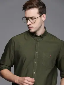 Louis Philippe Sport Pure Cotton Slim Fit Casual Shirt