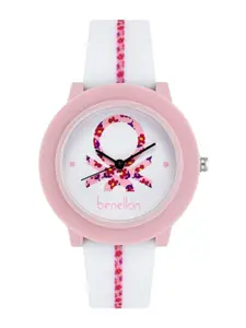 United Colors of Benetton Women Printed Dial Analogue Watch UWUCL0405