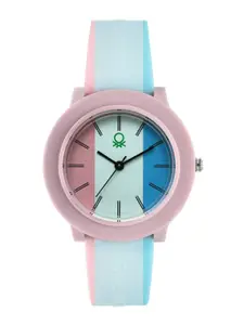 United Colors of Benetton Women Printed Dial & Straps Analogue Watch UWUCL0404-Multicolour