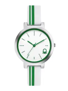 United Colors of Benetton Women Printed Dial & Straps Analogue Watch UWUCL0200