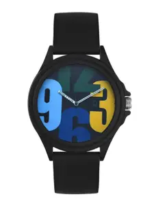 United Colors of Benetton Men Printed Dial & Straps Analogue Watch UWUCG0303