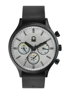 United Colors of Benetton Men Dial & Leather Straps Analogue Watch UWUCG0000