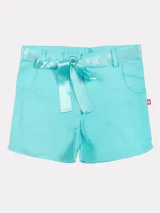 Nino Bambino Girls Cotton Regular Fit Shorts