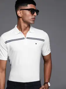 Louis Philippe Men Solid Golf T-shirt