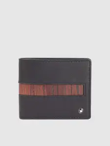 Louis Philippe Men Leather Two Fold Wallet