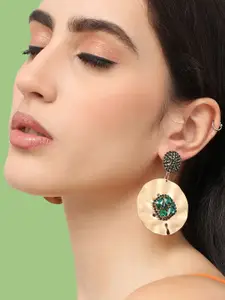 SOHI Multicoloured Contemporary Drop Earrings