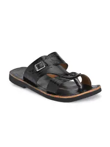 MENGLER Men Leather Comfort Sandals