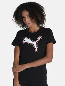 Puma SUMMER STRIPES Graphic Cotton Regular Fit T-Shirt