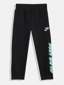 Nike Boys Typography Printed Relaxed Fit Track Pants