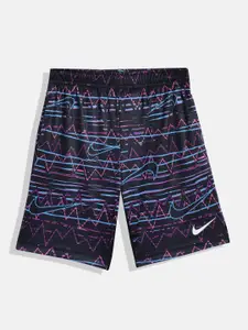 Nike Boys NK DRI-FIT BE REAL AOP Printed Sports Shorts