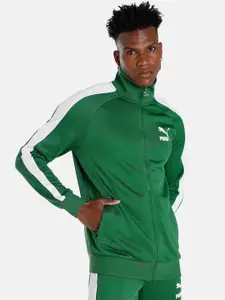 Puma Men T7 ICONIC Track Brand Logo Printed Regular fit Sports Sustainable Jacket