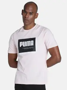 Puma Men Summer Court Graphic Printed Pure Cotton Regular Fit Sports T-shirt