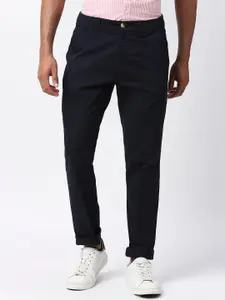 Thomas Scott Men Mid-Rise Classic Slim Fit Trousers