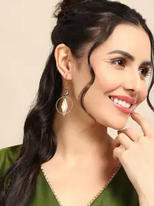 Sangria Contemporary Drop Earrings