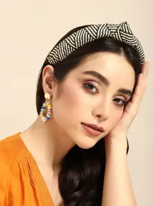 Sangria Circular Shaped Drop Earrings