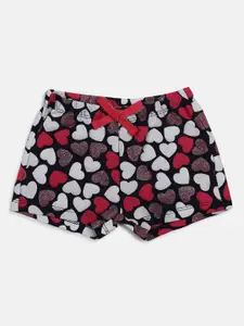 Chicco Girls Graphic Printed Mid-Rise Shorts