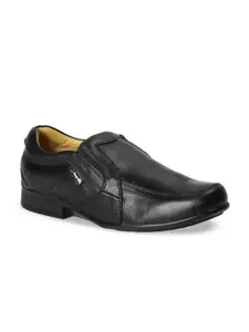 Red Chief Men Textured Leather Formal Slip-On Shoes