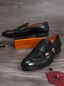 MUTAQINOTI Men Lightweight Formal Monk shoes