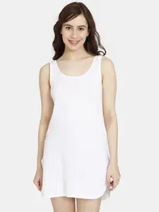 Rosaline by Zivame Non-Padded Pure Cotton Long Camisoles