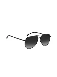 HUGO Men Aviator Sunglasses with UV Protected Lens 205400003611I