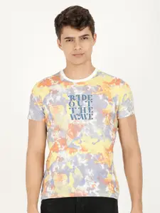 Wrangler Round Neck Dyed Cotton T-shirt