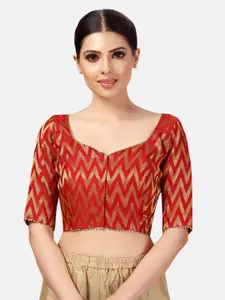 Studio Shringaar Woven Design Saree Blouse