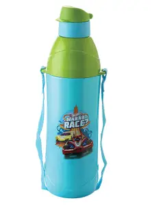 Cello Puro Junior 600 Blue Inner Stainless Steel Kids Cold Insulated Water Bottle-470ml