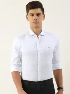 Peter England Printed Slim Fit Semiformal Shirt