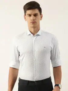 Peter England Printed Slim Fit Semiformal Shirt
