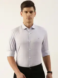 Peter England Slim Fit Checked Semiformal Shirt