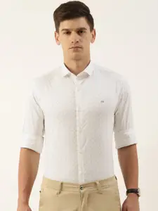 Peter England Slim Fit Printed Semiformal Shirt