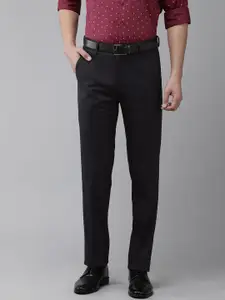 Van Heusen Men Mid-Rise Slim Fit Trousers