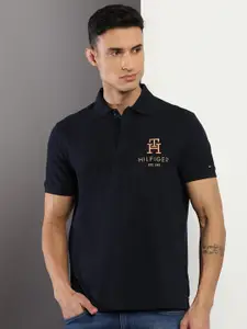 Tommy Hilfiger Men Short Sleeves Polo Collar T-shirt