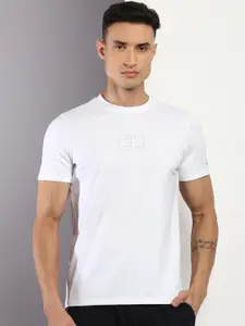 Tommy Hilfiger Brand Logo Embroidered Slim Fit T-shirt