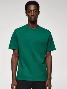 MANGO MAN Pure Cotton Pockets T-shirt