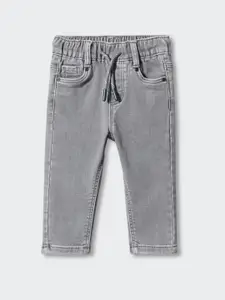 Mango Kids Boys Mid-Rise Sustainable Stretchable Jeans