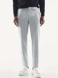 MANGO MAN Tapered Fit Crease Resistant Trousers