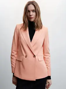 MANGO Double-Breasted Blazer