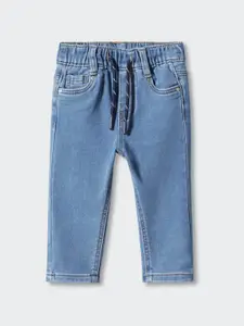 Mango Kids Boys Mid-Rise Sustainable Stretchable Jeans