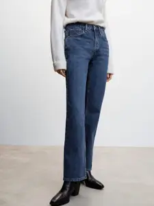 MANGO Women Straight Fit Jeans