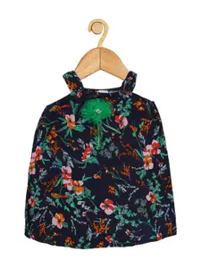 Creative Kids Girls Floral Printed A-Line Mini Dress