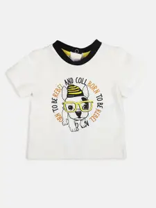 Chicco Boys Typography Printed Pure Cotton T-shirt