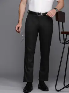 Louis Philippe Men Mid-Rise Slim Fit Trousers