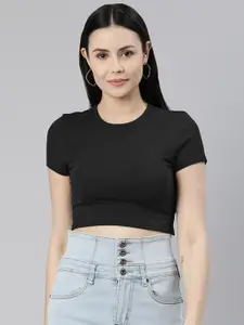 Huetrap Styled Back Crop Top