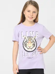 KIDS ONLY Girls Animal Printed Cotton T-shirt
